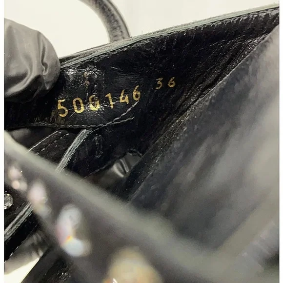 Saint Laurent Sandals Women Black Leather